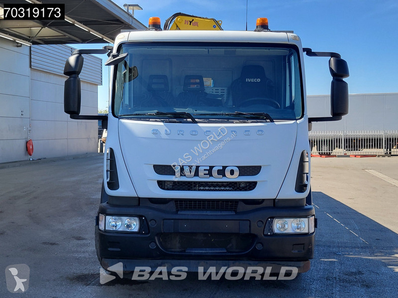 شاحنة Iveco 180E300 4X2 Hyva V911 3S Crane Kran...