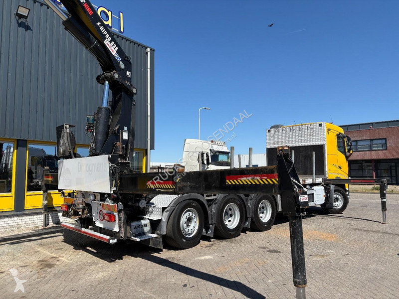 شاحنة Volvo 500 + HIAB 638 E-6 + JIB 6x + 8X4...