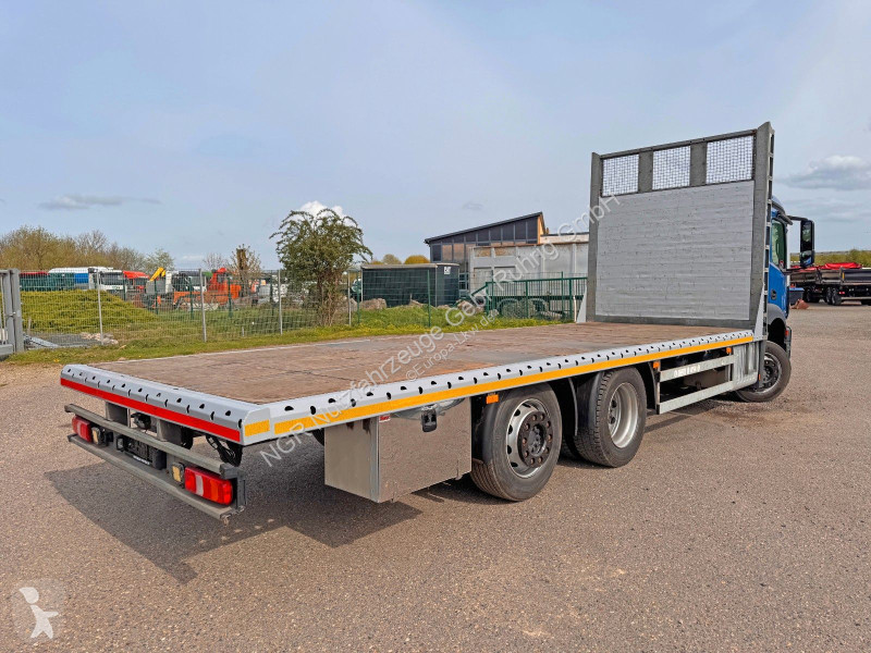 Camion Mercedes 6X2 Plateau 7,40m + 1,00 m...