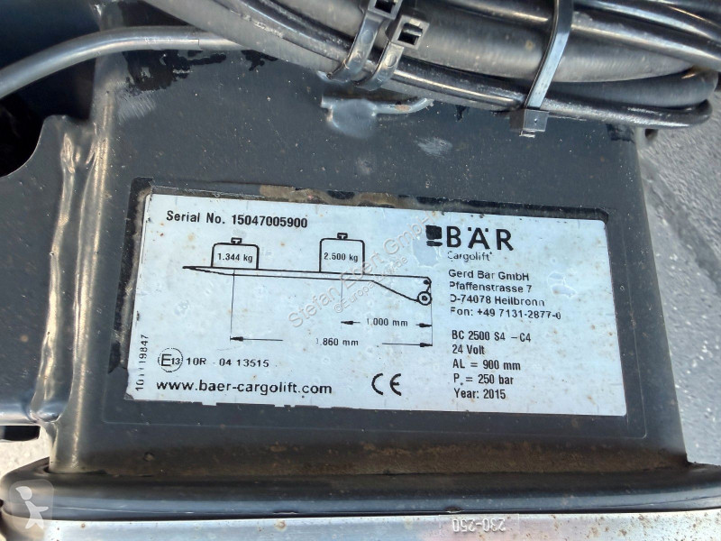 شاحنة Mercedes 2543 L Schwenkwand LBW BÄR...
