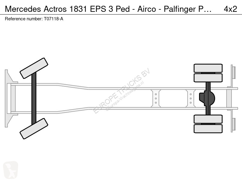Camion Mercedes 1831 EPS 3 Ped - Airco -...