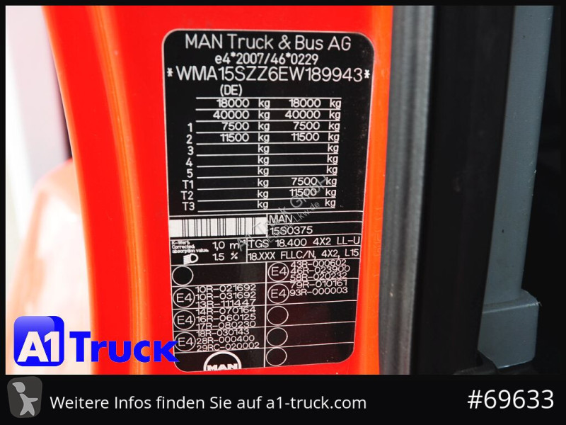 شاحنة MAN 18.400 TGX, Autotransporter Kässbohrer,