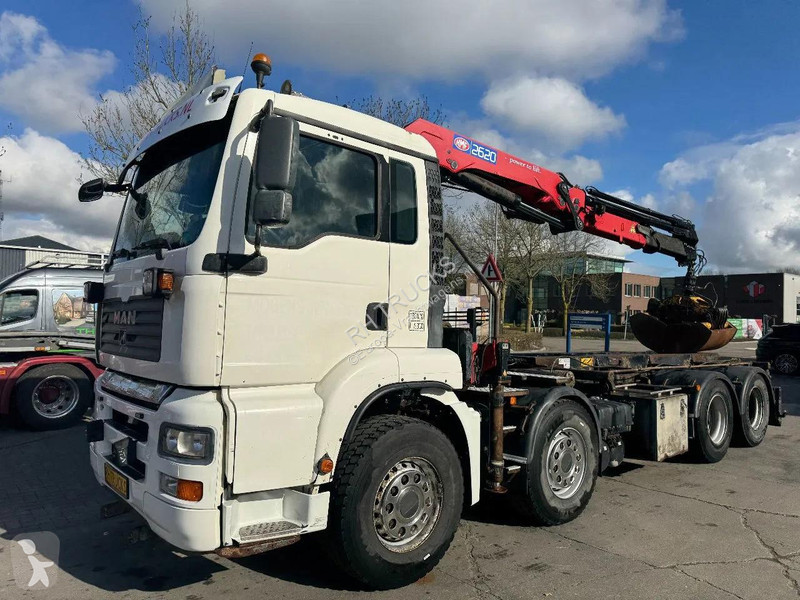 شاحنة MAN 35.440 8X2 - EURO 4 + HMF 2620K-RC...