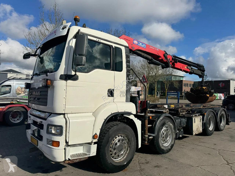 شاحنة MAN 35.440 8X2 - EURO 4 + HMF 2620K-RC...