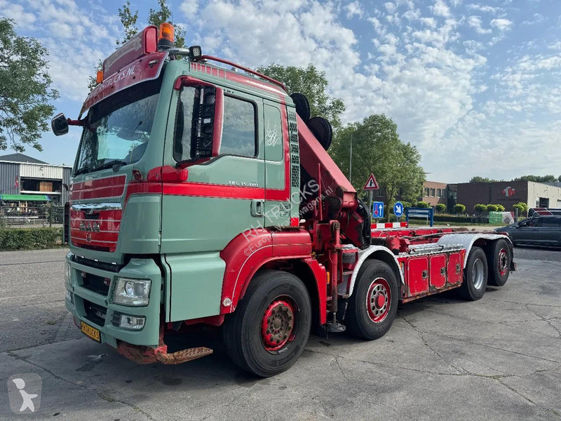 شاحنة MAN 35.480 8X4 HMF 2420 K5 + HMF ABLE +...