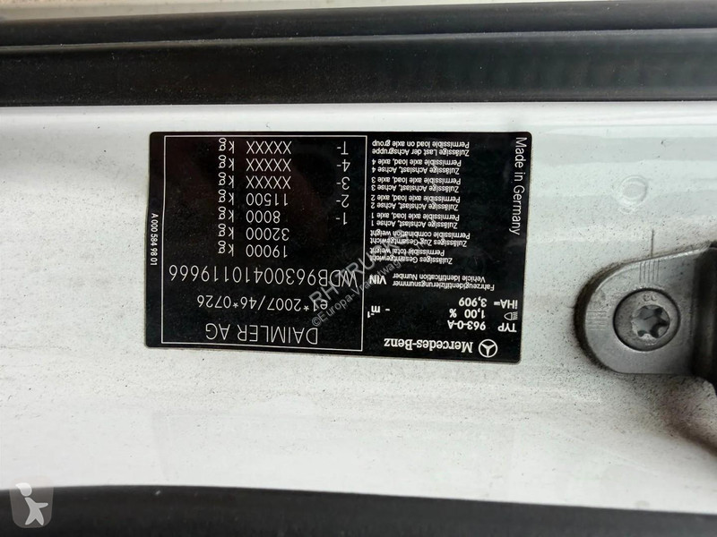 شاحنة Mercedes 1827 4X2 EURO 6 GESLOTEN BOX MET...