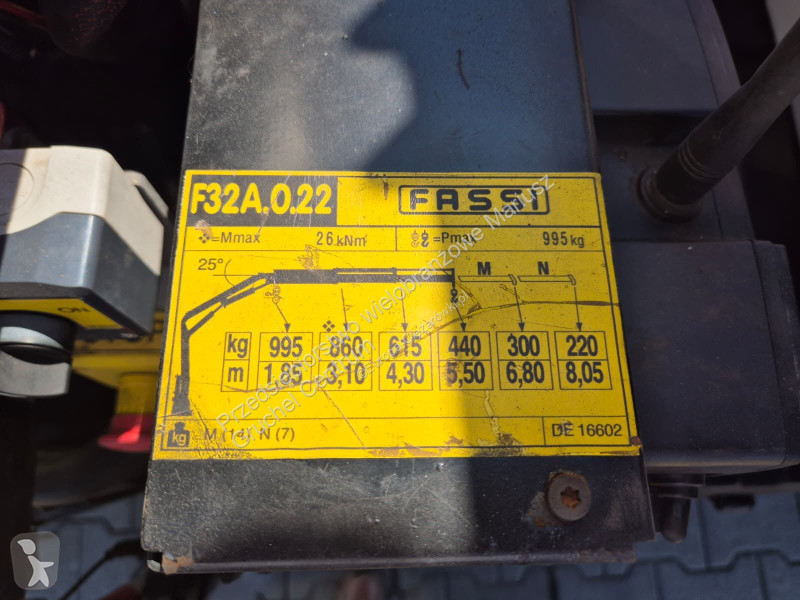 شاحنة Renault D 7.5 180 / AUTOMAT / FASSI F32 /...