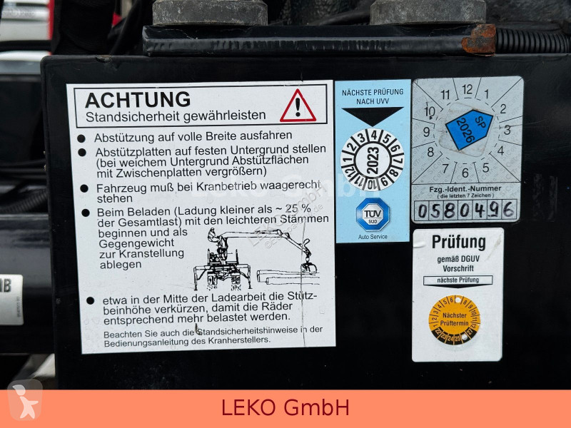 شاحنة Mercedes 2653 Mit Kran Loglift 125Z Holz LKW