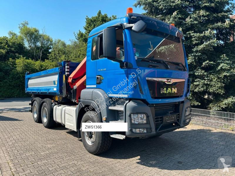 شاحنة MAN 26.500 3Skipper + PK19001 Kran 6x6...