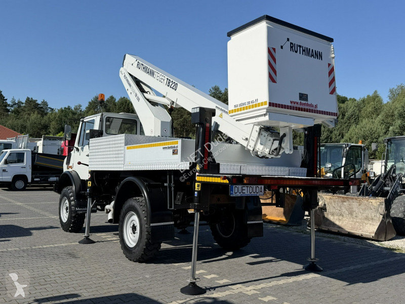 Camion Mercedes UNIMOG 437 4x4 Zwyżka RUTHMANN...