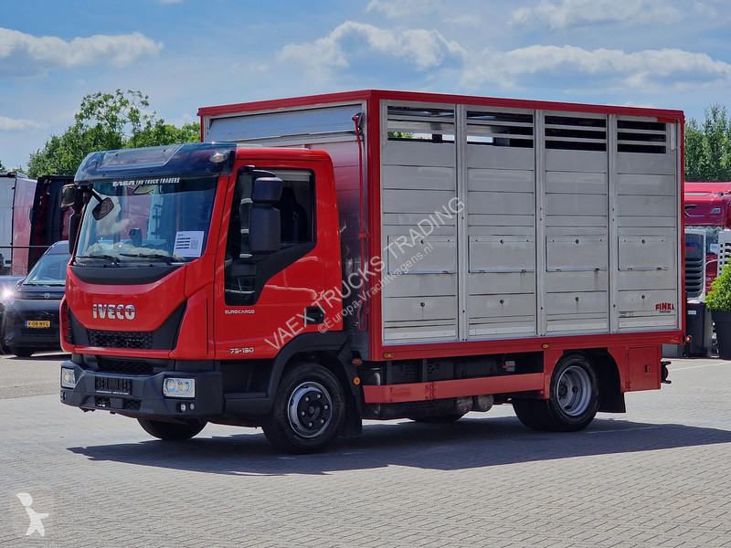 شاحنة Iveco 75.190 - Finkl Livestock 1 deck -...