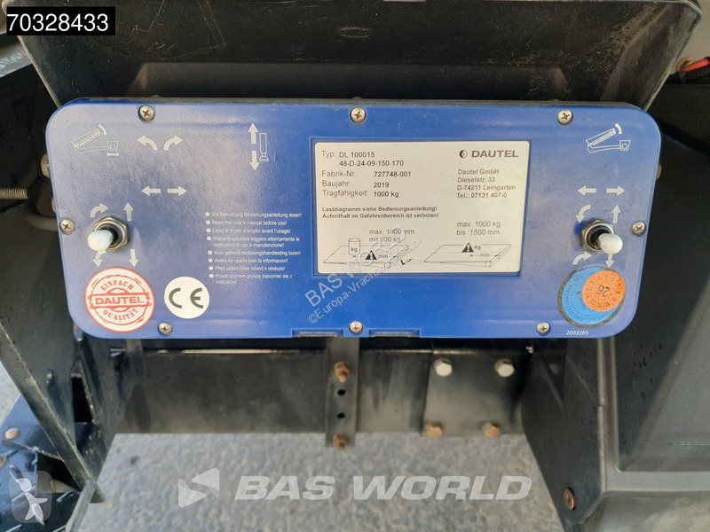 شاحنة Mercedes 2545 6X2 1500kg Ladebordwand...