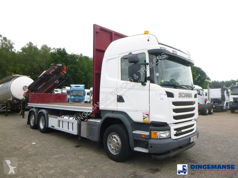 شاحنة Scania 450 6x2 + Palfinger PK27002-SH C +...
