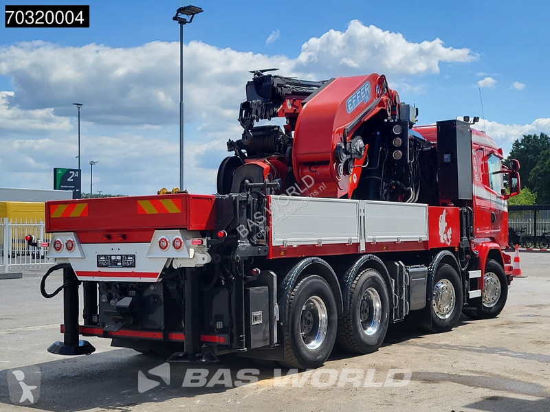 شاحنة Scania 490 8X4 EFFER 1750/8S + JIB 6S...