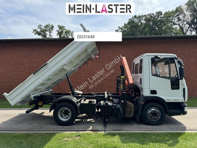 شاحنة Iveco ML75E16 3 S-Kipper Kran PK...