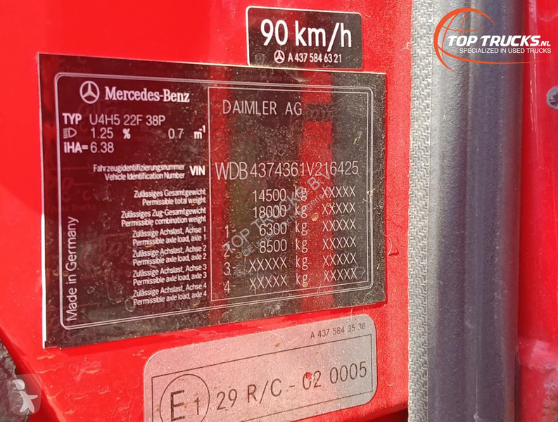 شاحنة Mercedes U 5000 4x4 - (type 437.4) 3.900...