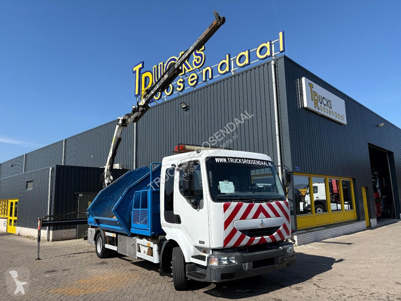 شاحنة Renault 220 + PALFINGER PK 6001 + tipper...