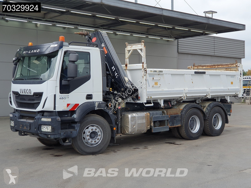 Camion Iveco 450 6X4 HIAB 144 E-3 Hiduo Kran...