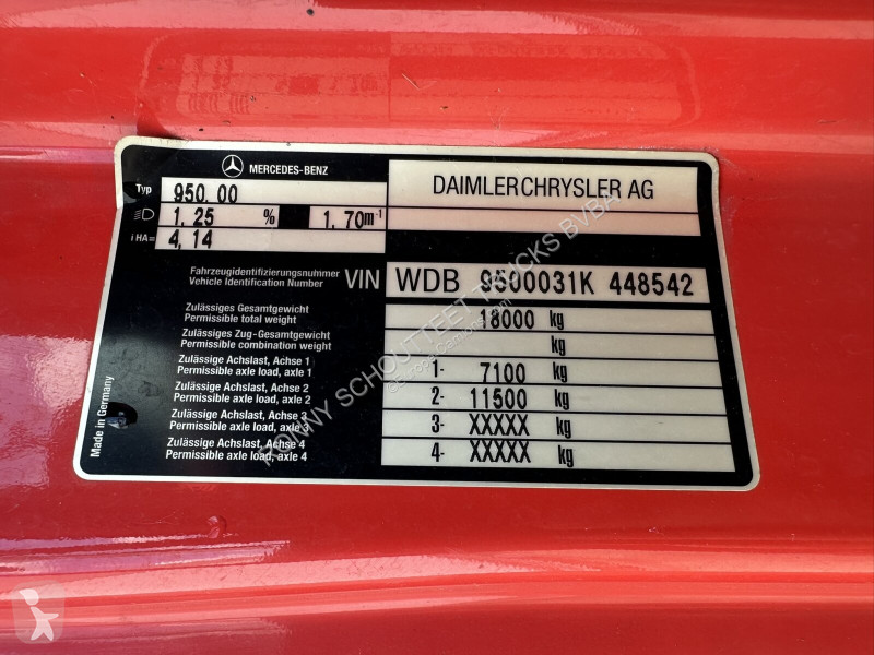 شاحنة Mercedes Actros 1831 4x2 Actros 1831 4x2,...