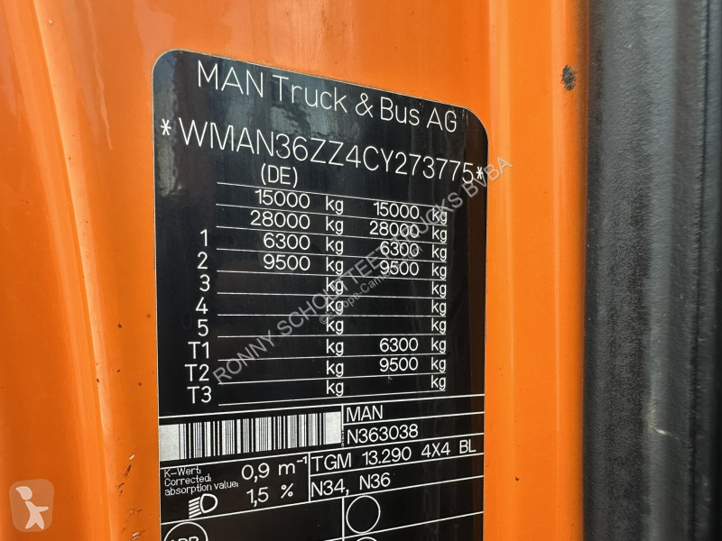 شاحنة MAN TGM 15.290 4X4 BL TGM 15.290 4X4 BL,...