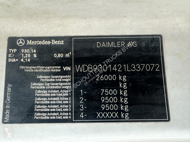 Бетоновоз Mercedes Actros 2636 6x4 Actros 2636...