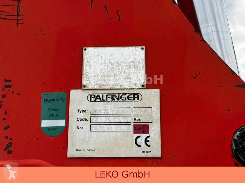 شاحنة Volvo 400 Mit Kran ( Palfinger PK 16502 )