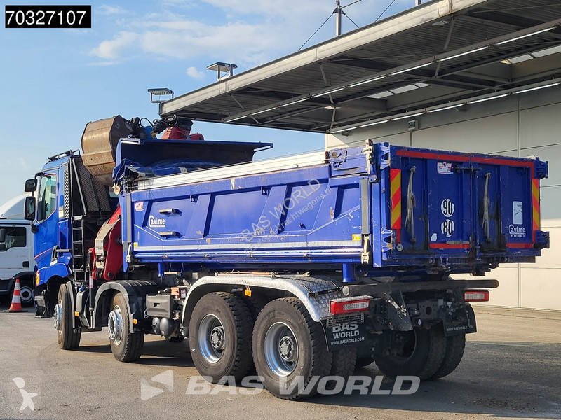 شاحنة Renault C 480 C 8X4 HMF 2243 Z-Crane...