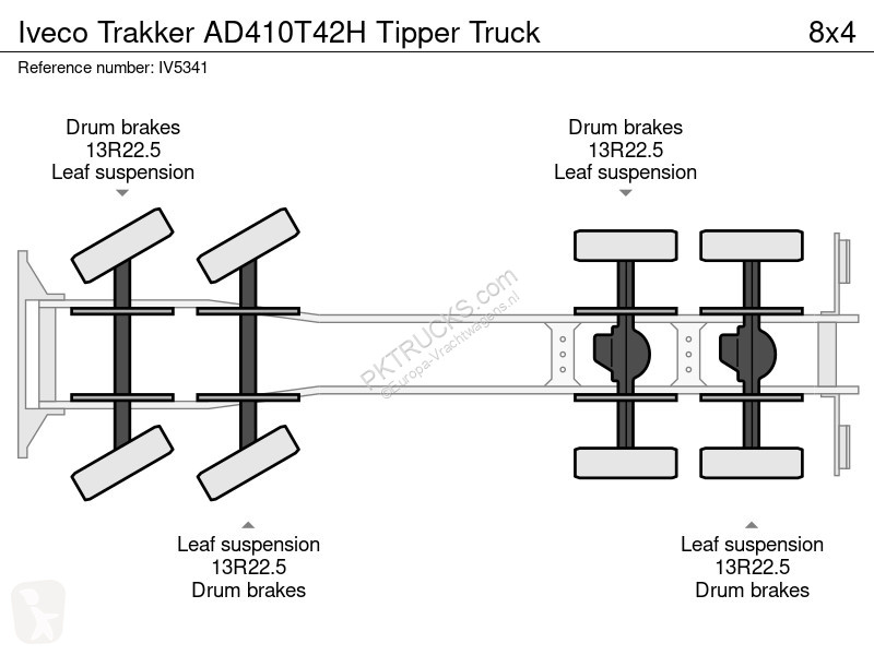 شاحنة Iveco AD410T42H Tipper Truck