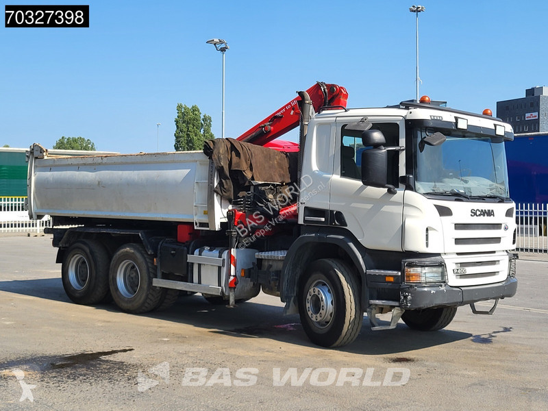 Kamion Scania 400 6X4 HMF 1444-Z2 Crane Remote...