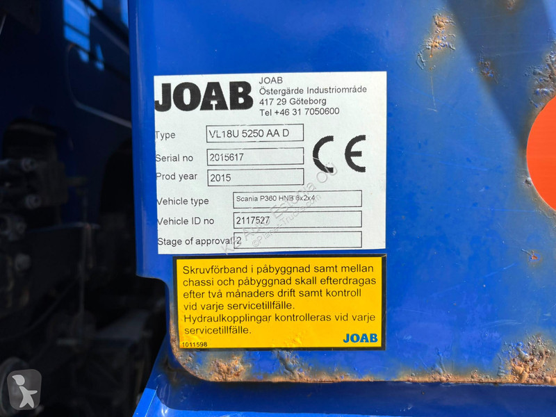 شاحنة Scania P 360 6x2*4 JOAB V18U