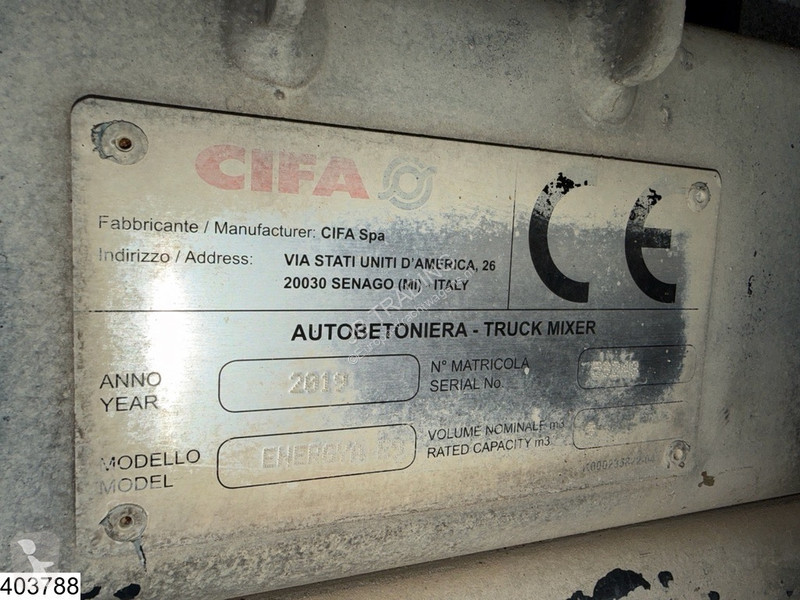 شاحنة Iveco 400 CNG 8X2, EURO 6, CNG, CIFA 9m3,...