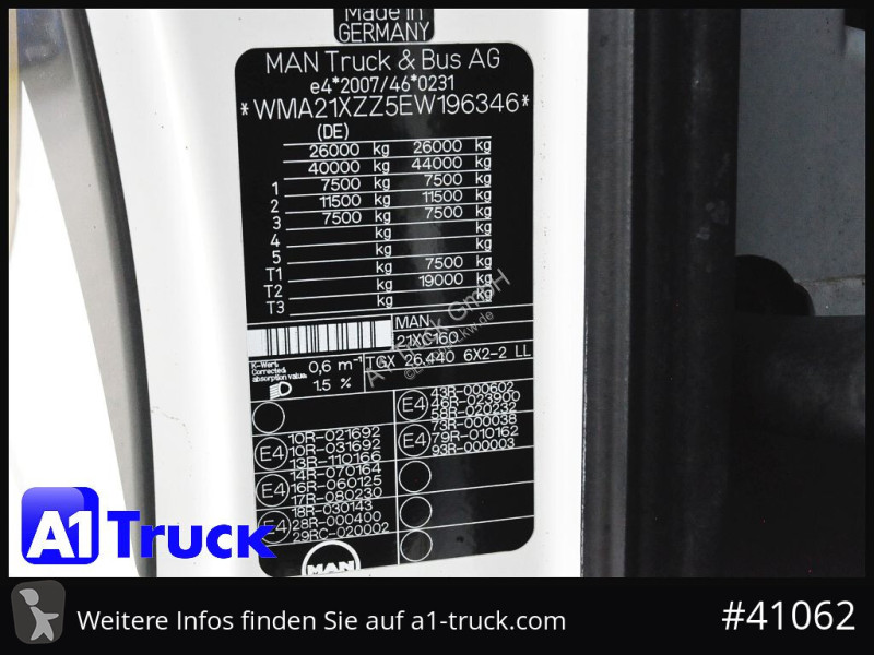 Camión MAN TGX 26,440 XXL, BDF, 7,45 Midi, Alu,...