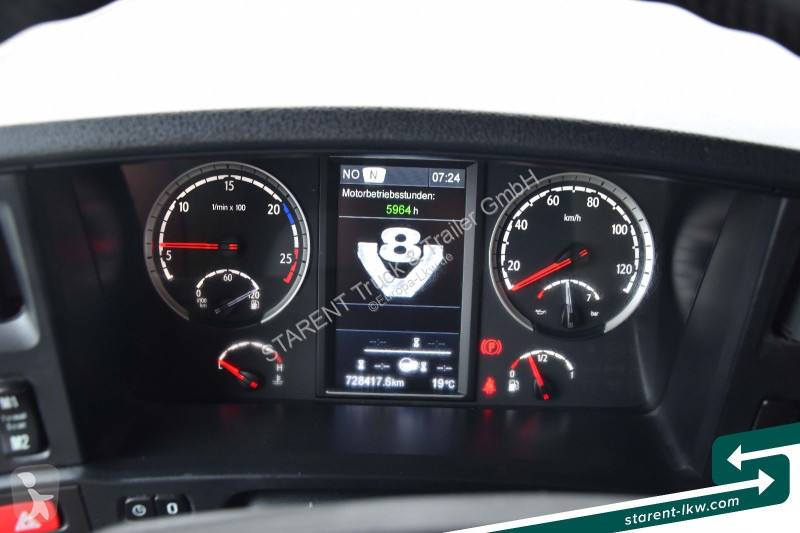 Camion Scania R580 V8 6x4 alfinger Kabinenkran...