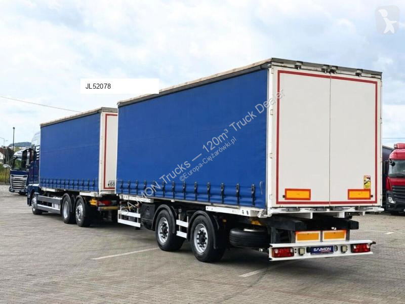 Vrachtwagen MAN TGX / ZESTAW BDF / KONTENERY KRONE