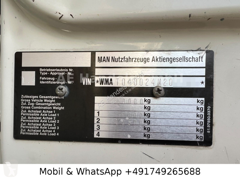 Грузовик MAN F2000 BB Atlas Kran 125.1...
