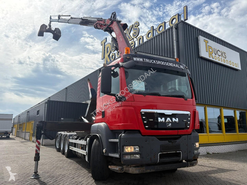 Camión MAN 35,400 + FASSI 195 4x + DALBY HOOK...