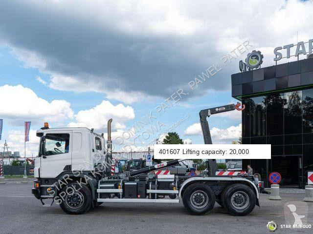 Camion Scania P410 6x4 Hyva Lift 20.53.S hooklift