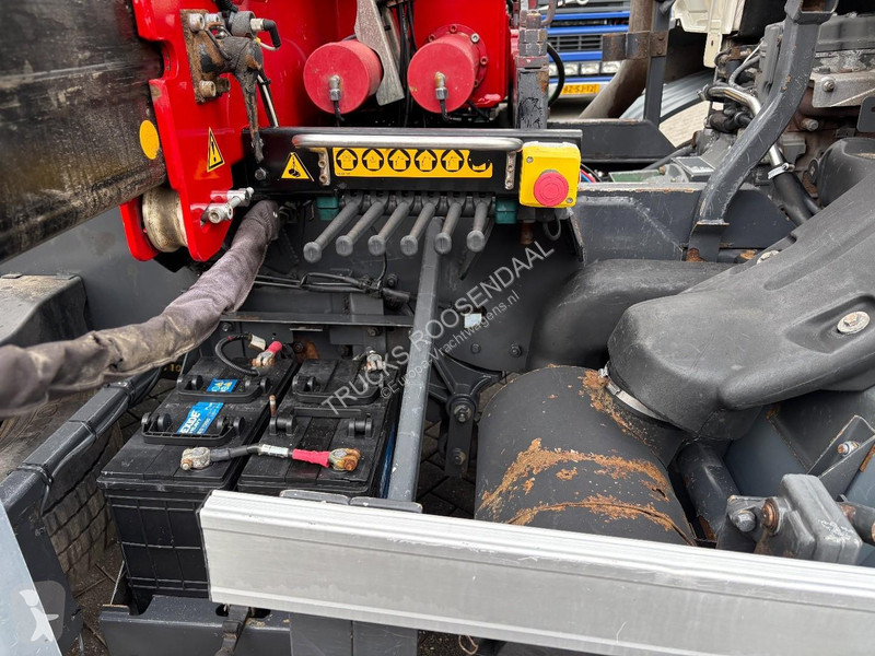 Грузовик DAF 55220 + HMF 735 K2 -- 2X EXT. +...