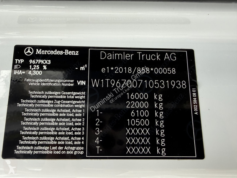Camión Mercedes 1623 4X2 Kran Fassi F135