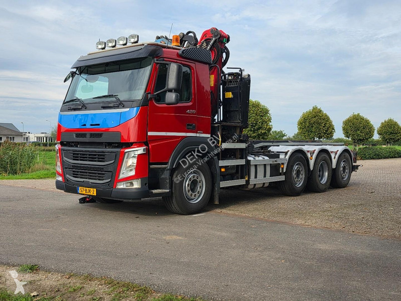 شاحنة Volvo 420 8x2- Z-CRANE/REMOTE CONTROL!!...