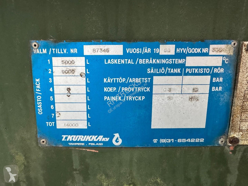 Kamion Volvo 6X4 Robson-Drive + TANK 14.000 LITER