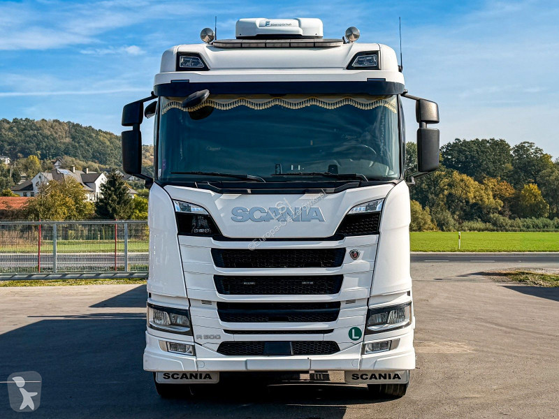 Scania 500 FASSI F235 A.2.26 + FUNK + Anhänger!...