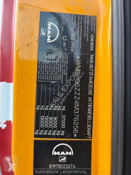 Lastbil MAN TGA 463 - Epsilon Crane + Multilift...