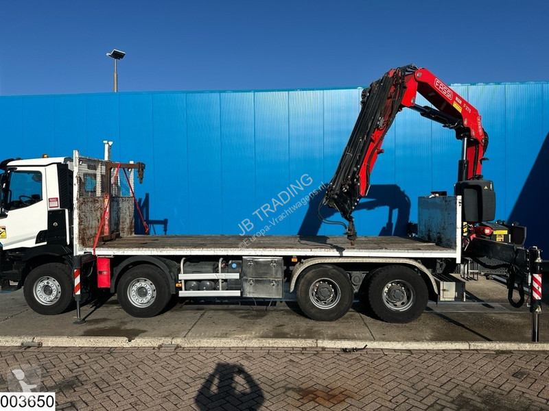 Renault C 430 EURO 6, 8x4, Fassi, Remote truck
