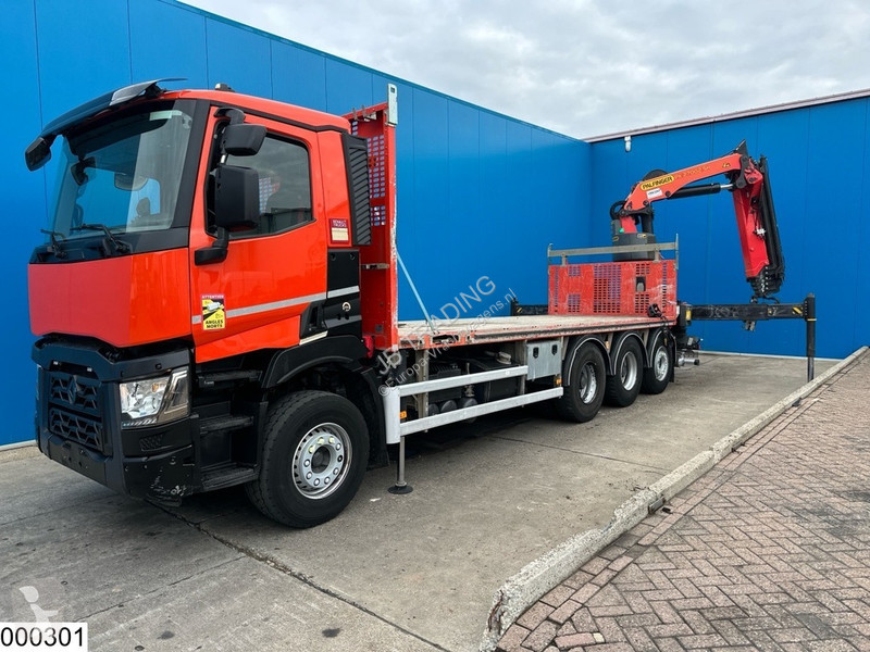 Teherautó Renault C 430 EURO 6, 8x4, Palfinger,...