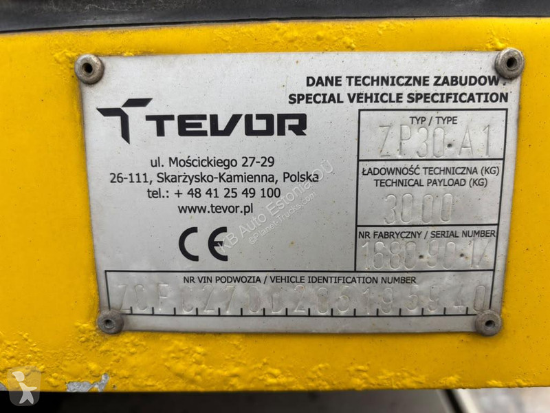 Teherautó Iveco 70C18 4x2 Tevor ZP30.A1 /...