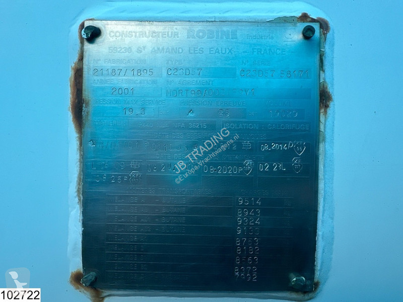 Kamion Renault 250 19026 Liter, LPG, Manual, Steel