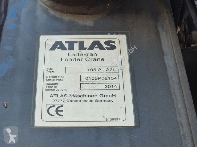 Kamion Mercedes 1830 / Atlas 105.2 - A2L / NEUE...