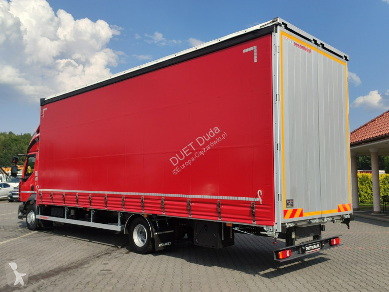 Kamion Renault D12.240 E6 Firana Tył Drzwi...
