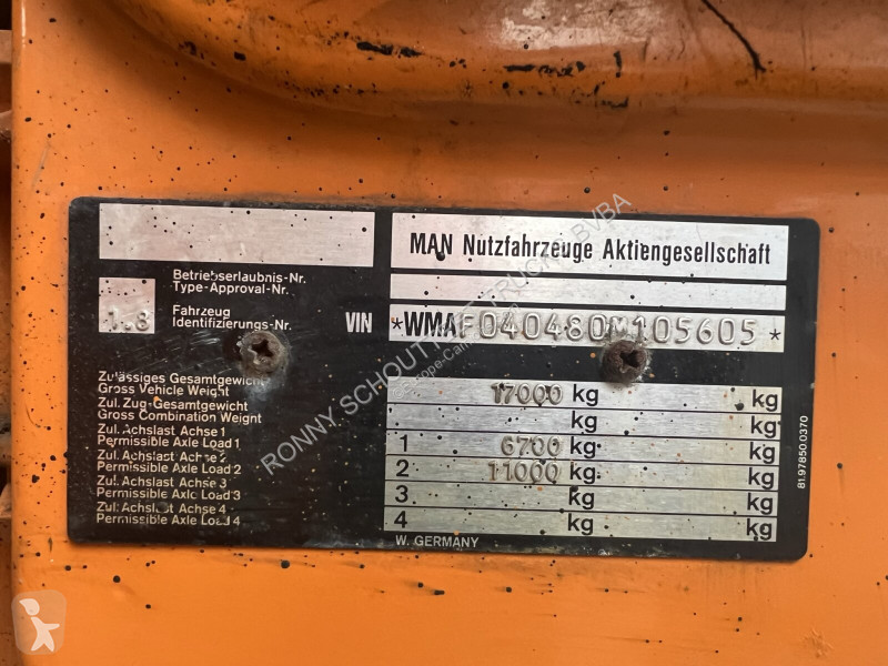 Lastbil MAN 19.292/402 FAK 4x4 BB 19.292/402...